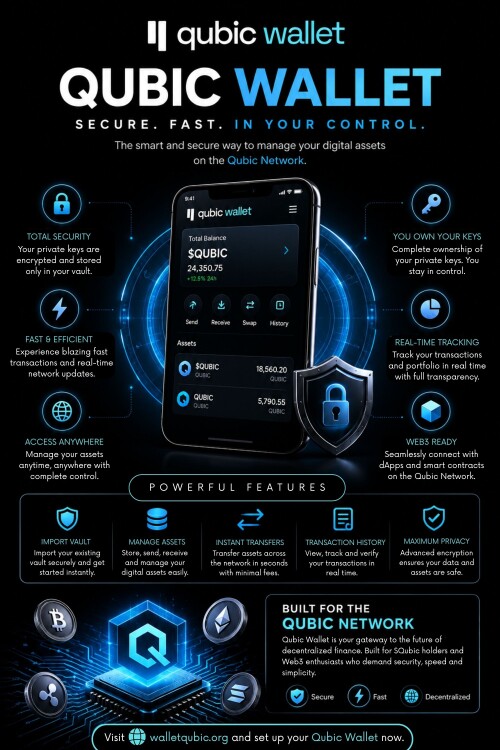 A well-designed Qubic Wallet helps users manage transactions in a clearer and more organized way, reducing unnecessary confusion during blockchain interactions. Every blockchain ecosystem has unique features and requirements.

More Links:
https://beacons.ai/walletqubic
https://www.goodreads.com/walletqubic
https://issuu.com/walletqubic