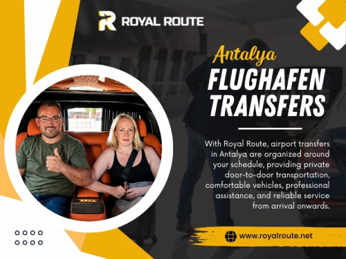 İyi planlanmış bir antalya flughafen transfer, uzun bir uçuşun ardından yolculuğun en yorucu kısmını daha rahat hale getirebilir. Sonuçta premium hizmetin en güzel tarafı gösteriş değil; yolcunun “Her şey düşünülmüş” hissine kapılmasıdır.

Bizi Google Haritalar'da Bulun: https://maps.app.goo.gl/pBArzfXdNAqbaSb77

Royal Route
Adres: Güzelyurt, 206. Sk. No:1, 07112 Aksu/Antalya, Türkiye
Telefon: +90 532 015 4470


Diğer Bağlantılar:

https://vimeo.com/royalrouteantalya
https://www.apsense.com/user/royalroute
https://www.ultimate-guitar.com/u/royalroute
