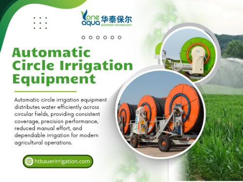 Automation can take some of that pressure away. Automatic circle irrigation equipment can follow programmed operating patterns, allowing routine irrigation to happen with less day-to-day intervention.

Click here for more information: https://htbauerirrigation.com/aquaspin-pivot-irrigation-systems/

HT Bauer

Address: 2009 Kehang Road, High tech Zone, Jinan City, Shandong Province, China
Tel : +86-531-88671582
Fax : +86-531-88670056
Whatsapp : +86-186-5315-5405


More Links:
https://heylink.me/htbauerirrigation/
https://peatix.com/user/30423609/view
https://triberr.com/htbauerirrigation