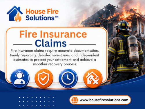 Understanding how fire insurance claims can develop helps homeowners avoid treating the first estimate or first visual assessment as the complete picture.

Official Website: https://www.housefiresolutions.com/resources/fire-restoration-service

House Fire Solutions
Phone: (866) 934-1703