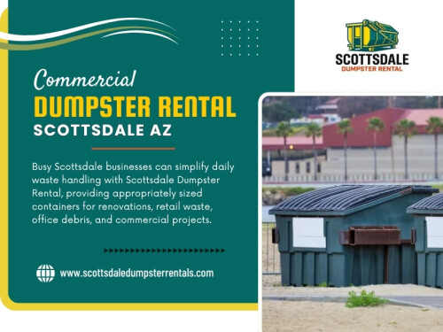 With a well-planned Commercial dumpster rental Scottsdale AZ, the container becomes a useful part of the cleanout rather than another obstacle that workers have to work around.