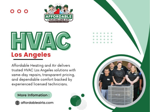 With experienced technicians, honest recommendations, and customer-focused service, Affordable Heating And Air continues helping homeowners make smarter decisions about their HVAC Los Angeles needs. Investing in quality service today means fewer surprises, greater efficiency, and dependable comfort for every season ahead.

Affordable Heating And Air
Address: 9601 Cozycroft Ave Unit 1, Chatsworth, CA 91311, United States
Phone Number: (818) 722-1332