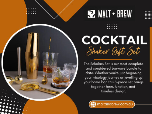 Cocktail Shaker Gift Set