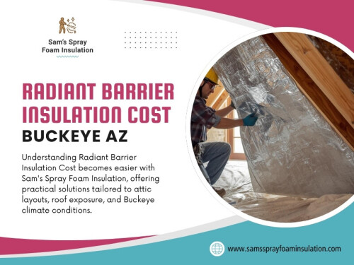 Ventilation can also indirectly affect the scope of a radiant barrier project. When researching Radiant barrier insulation cost Buckeye AZ, homeowners should look beyond the price of the material itself.

Address: 220 S 4th St,#8,Buckeye,AZ,85326,USA
Phone no: +1(623) 239-5345