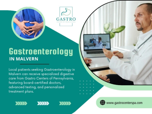 For people considering Gastroenterology in Malvern, the initial conversation with a specialist can be just as important as the investigation that follows. Some digestive complaints disappear quickly. Others hang around for months and gradually become part of everyday life.

Click here for more information: https://www.gastrocenterspa.com/location/malvern

Gastro Centers of Pennsylvania

Location: 325 Central Ave #100, Malvern, PA 19355, United States
Find Us On Google Map: https://maps.app.goo.gl/h8tioTAjZTAyEEw97

Read Our Blogs:
https://gastrocenterspa.wordpress.com/
https://gastrocenterspa.tumblr.com/
https://gastrocenterspa.weebly.com/

More Links:
https://beacons.ai/gastrocenterspa
https://gravatar.com/gastrocenterspa
https://triberr.com/gastrocenterspa