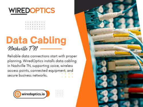 As businesses add more connected equipment, Data cabling nashville tn becomes increasingly important to the physical foundation of the network. Organized cabling gives each new device a clearer place within the overall system.


WiredOptics

Address: 1801 West End Ave #1057, Nashville, TN 37203
Phone: +1(615) 246-6616
