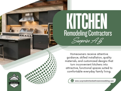 That is why Kitchen remodeling contractors Surprise AZ may study movement through the space before recommending major changes. The question is simple: where do people actually walk, stop, reach, cook, clean, and store things?

Address: 14239 W Bell Rd, UNIT 218, Surprise, AZ, 85374
Phone Number: +1(623) 294-8138