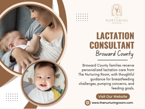 Parents want care that is convenient and reliable. Searching for a Lactation Consultant Broward County can help families find professional assistance close to their community.

Click here for more information: https://www.thenurturingroom.com/lactation-consultant

The Nurturing Room

Location: Weston, Florida, 33326, USA
Phone: +1-888-707-1320
Find Us On Google Maps: https://maps.app.goo.gl/hX82o7vCQovNiBKh6

More Links:
https://joy.bio/thenurturingroom
https://gravatar.com/thenurturingroom
https://500px.com/p/thenurturingroom