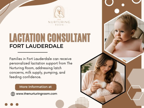 A caring Lactation Consultant Fort Lauderdale can provide guidance, answer questions, and help parents feel more prepared. With the right professional support, families can move forward with greater confidence and create a more comfortable feeding experience for both parent and baby.

Click here for more information: https://www.thenurturingroom.com/lactation-consultant

The Nurturing Room

Location: Weston, Florida, 33326, USA
Phone: +1-888-707-1320
Find Us On Google Maps: https://maps.app.goo.gl/hX82o7vCQovNiBKh6


More Links:
https://beacons.ai/thenurturingroom
https://vimeo.com/thenurturingroom
https://www.magcloud.com/user/thenurturingroom