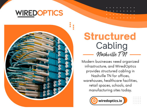 The small decisions made during Structured cabling nashville tn projects can have a lasting effect on how easily commercial networks are maintained. A well-organized system gives technicians a clearer path when problems arise and provides businesses with a more practical foundation for future changes.

WiredOptics

Address: 1801 West End Ave #1057, Nashville, TN 37203
Phone: +1(615) 246-6616
Find Us on Google Map: https://maps.app.goo.gl/NAxtwVznMcWLC4bs5