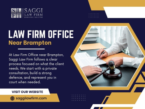 For someone dealing with a criminal matter in the area, having access to a Law Firm Office Near Brampton can make meetings and ongoing communication more practical.