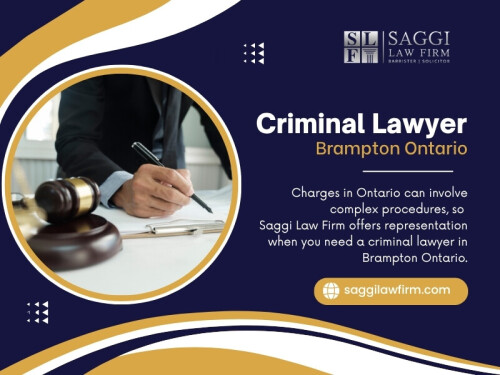From the first moments after an arrest to the eventual conclusion of a case, legal decisions can arise at several points. Having a Criminal Lawyer Brampton Ontario involved can help turn an unfamiliar process into a series of understandable steps.


Contact :   Saggi Law Firm
Address:  2250 Bovaird Dr E Suite401, Brampton, ON L6R 0W3, Canada
Phone: 647-983-6720

Find Us On Google Map: https://g.page/saggi-law-firm

Official Website: https://saggilawfirm.com/brampton-criminal-lawyer