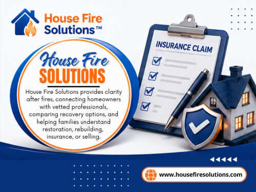 House Fire Solutions can serve as a useful reference when homeowners are trying to separate immediate property needs from longer-term restoration choices.

Official Website: https://www.housefiresolutions.com/resources/fire-insurance-claims

House Fire Solutions
Phone: (866) 934-1703