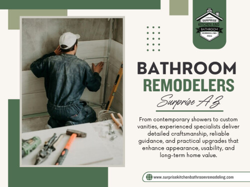 A remodeling team can inspect the existing space and identify conditions that may affect the work before everything is finalized. This is one reason choosing experienced Bathroom remodelers Surprise AZ matters. Planning is not just about selecting attractive products; it is about understanding what the room can realistically accommodate.

Address: 14239 W Bell Rd, UNIT 218, Surprise, AZ, 85374
Phone Number: +1(623) 294-8138