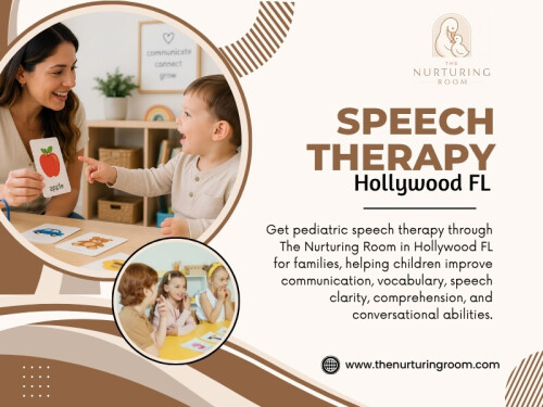 Every child deserves to feel heard and understood. Families looking for Speech Therapy Hollywood FL support often want a caring environment where their child’s individual needs are recognized.

Click here for more information: https://www.thenurturingroom.com/speech-therapy

The Nurturing Room

Location: Weston, Florida, 33326, USA
Phone: +1-888-707-1320
Find Us On Google Maps: https://maps.app.goo.gl/hX82o7vCQovNiBKh6

Read Our Blogs:
https://thenurturingroom.wordpress.com/
https://thenurturingroom.medium.com/
https://thenurturingroom.jimdofree.com/

More Links:
https://linktr.ee/thenurturingroom
https://www.buzzfeed.com/thenurturingroom
https://disqus.com/by/thenurturingroom/about/
