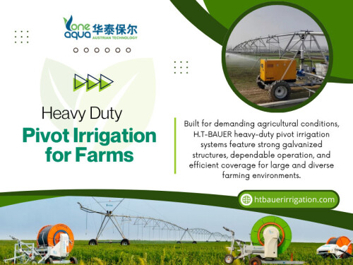 Heavy Duty Pivot Irrigation for Farms