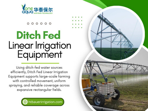 Ditch Fed Linear Irrigation Equipment