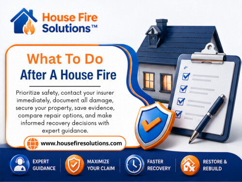 The First 24 Hours: What To Do After A House Fire Without Missing Critical Steps.

Official Website: https://www.housefiresolutions.com/resources/steps-after-house-fire

House Fire Solutions
Phone: (866) 934-1703

Read Our Blogs:

https://housefiresolutions.weebly.com/
https://housefiresolutions.wixsite.com/fireinsuranceclaims
https://housefiresolutionsservices.wordpress.com

More Links:

https://www.last.fm/user/firesolution
https://community.wongcw.com/housefiresolutions
https://www.buzzfeed.com/housefiresolutions