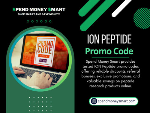 Before placing an order, they quickly review current promotions, confirm a working ION Peptide promo code, and apply the offer confidently at checkout. That small step often leads to meaningful long-term savings, especially for repeat buyers. In 2026, verified coupon platforms like Spend Money Smart remain the easiest way to avoid expired codes and reduce unnecessary spending on research purchases.