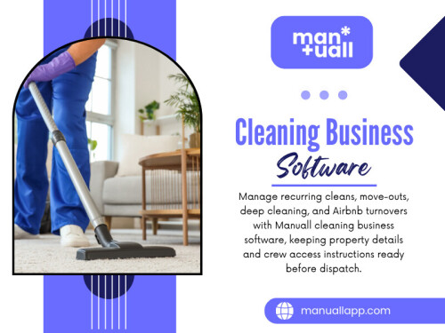 With Cleaning Business Software, customer preferences can be kept alongside the relevant job details. A replacement cleaner has somewhere to check before arriving, rather than relying on a rushed handover.

Official Website: https://manuallapp.com/industries

Read Our Blogs:
https://manuallfieldserviceapp.wordpress.com/
https://manuallapp.weebly.com/

More Links:
https://linktr.ee/manuallapp
https://dailymotion.com/user/manuallapp
https://mix.com/manuallapp