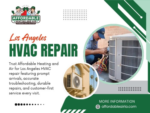 Whether your home needs preventive maintenance or professional Los Angeles HVAC repair, partnering with Affordable Heating And Air helps ensure your heating and cooling system continues delivering dependable comfort while contributing to better indoor air quality throughout every season.

Affordable Heating And Air
Address: 9601 Cozycroft Ave Unit 1, Chatsworth, CA 91311, United States
Phone Number: (818) 722-1332