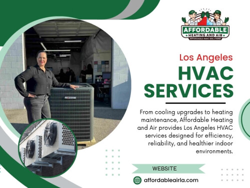 Affordable Heating And Air provides inspections, maintenance, repairs, and complete heating and cooling solutions designed to help homeowners protect their investment. Whether arranging seasonal maintenance or requesting dependable Los Angeles HVAC services, their experienced technicians carefully evaluate system performance, explain their findings in clear language, and recommend practical solutions that support long-term efficiency instead of temporary fixes.

Affordable Heating And Air
Address: 9601 Cozycroft Ave Unit 1, Chatsworth, CA 91311, United States
Phone Number: (818) 722-1332