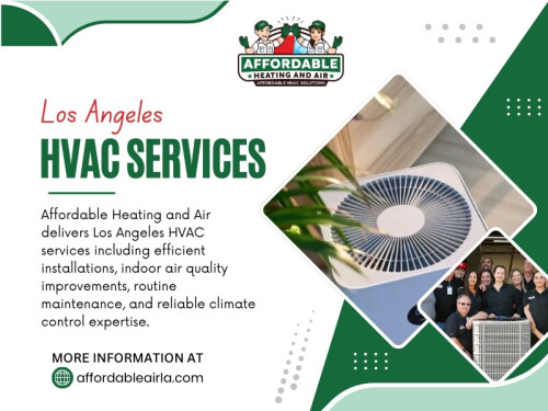 Affordable Heating And Air offers professional maintenance, repair, inspection and installation solutions designed to meet the needs of local homeowners. Whether a homeowner requires routine maintenance or reliable Los Angeles HVAC services, skilled technicians concentrate on thorough assessments, clear recommendations, and quality craftsmanship.

Affordable Heating And Air
Address: 9601 Cozycroft Ave Unit 1, Chatsworth, CA 91311, United States
Phone Number: (818) 722-1332