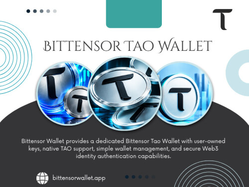 A Bittensor Tao Wallet that supports Web3 authentication can therefore serve two purposes at once: managing TAO and providing an identity mechanism for supported applications. The result is a more connected wallet experience.

Read Our Blogs:
https://bittensorwalletapp.medium.com/
https://bittensorwalletapp.tumblr.com/
https://bittensorwalletapp.mystrikingly.com/

More Links:
https://linkfly.to/bittensorwalletapp
https://www.magcloud.com/user/bittensorwalletapp
https://gettr.com/user/bittensorwalletapp