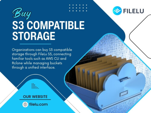 For businesses comparing storage providers, Buy S3 compatible storage should be a decision based on compatibility, pricing, scalability, security, and everyday usability rather than storage capacity alone.

For more information, visit here: https://filelu.com/pages/s5-object-storage/