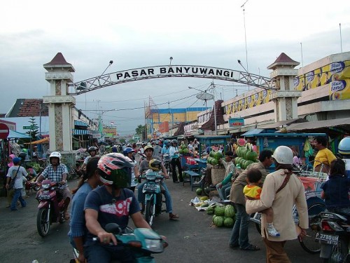 East Java Banyuwangi main Market