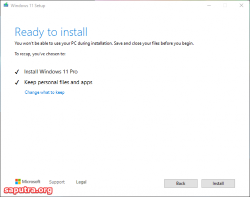 Windows 11 - Ready to install