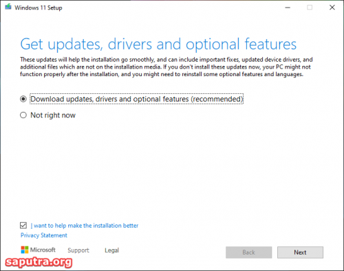 Windows 11 - Get updates, drivers and optional features