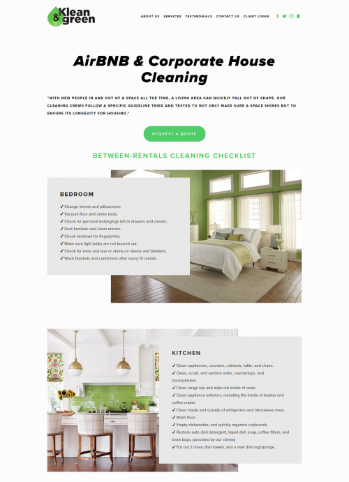 We offer AirBNB & Corporate House Cleaning Apartment deep cleaning Manhattan, Janitorial cleaning, green cleaning nyc, Maintenance cleaning and best cleaning service nyc.

Read more:- https://www.kleannyc.com/air-bnb

Klean & Green was born from a simple premise: Work with people’s budgets and schedules to provide affordable cleaning services that don’t take a toll on health or the environment. We're not only conscious of the environment but every client's individual needs as well. It's our dedication to your experience that distinguishes our team. As we've grown in size and reach over the years, we've maintained strong relationships because of our continued commitment to these principles.

#kleannyc #cleaningservicesinnewyork #cleaningservicesNearme #NurseryandSchoolCleaningHoboken #TempleCleaningCompanyBrooklyn #ChurchCleaningBrooklyn #cleaningbusinessofficesManhattan